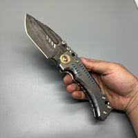 NEW MILLER BROS BLADES T1 Custom Folding Knife heavy