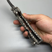 NEW MILLER BROS BLADES T1 Custom Folding Knife heavy