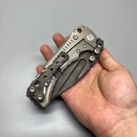 NEW MILLER BROS BLADES T1 Custom Folding Knife heavy