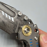 NEW MILLER BROS BLADES T1 Custom Folding Knife heavy