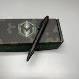 Heretic Knives Thoth Tactical Pen Black Aluminum Predator bomb