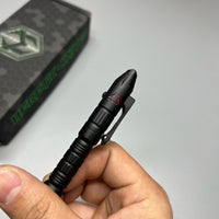Heretic Knives Thoth Tactical Pen Black Aluminum Predator bomb