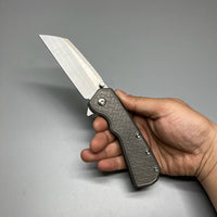 Delta flipper by A2D Basket Weave Ti handles