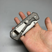 Delta flipper by A2D Basket Weave Ti handles
