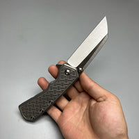 Delta flipper by A2D Basket Weave Ti handles