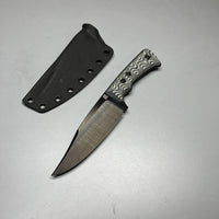 A2D EDC Fixed Knife DLC G10 Kydex handmade knives