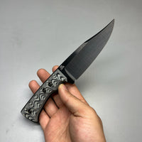A2D EDC Fixed Knife DLC G10 Kydex handmade knives
