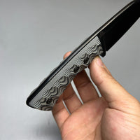 A2D EDC Fixed Knife DLC G10 Kydex handmade knives
