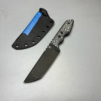 A2D EDC Fixed Knife DLC G10 Kydex handmade knives