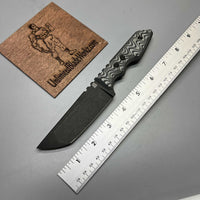 A2D EDC Fixed Knife DLC G10 Kydex handmade knives