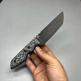 A2D EDC Fixed Knife DLC G10 Kydex handmade knives