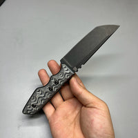 A2D EDC Fixed Knife DLC G10 Kydex handmade knives