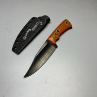 A2D EDC Fixed Knife DLC G10 Kydex handmade knives