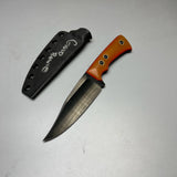 A2D EDC Fixed Knife DLC G10 Kydex handmade knives