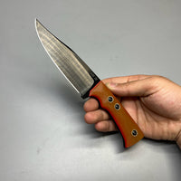 A2D EDC Fixed Knife DLC G10 Kydex handmade knives