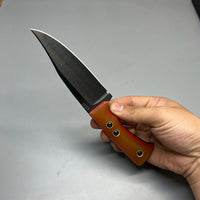 A2D EDC Fixed Knife DLC G10 Kydex handmade knives