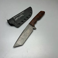 A2D EDC Fixed Knife DLC G10 Kydex handmade knives