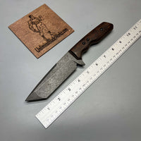 A2D EDC Fixed Knife DLC G10 Kydex handmade knives