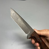 A2D EDC Fixed Knife DLC G10 Kydex handmade knives