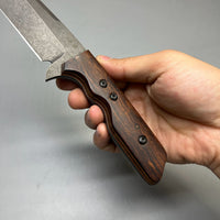 A2D EDC Fixed Knife DLC G10 Kydex handmade knives
