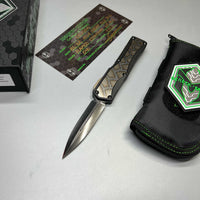 Heretic Knives Colossus D/E High Sheen Stonewash DLC & Flamed Ti Inlay w/ DLC Button/Clip/Hardware