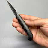 Stroup Knives MINI MOD 1 Fixed Blade Knife Black G10 3" Acid Wash Drop Point