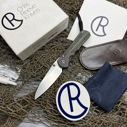Chris Reeve Knives Large Inkosi - Insingo Blade - Black Micarta Inlay