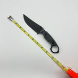WACHTMAN KNIFE & TOOL Titanoraptor Handmade Micarta Handle uneven stone surface