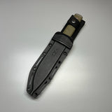 Zero Tolerance 6 Fixed Blade Knife OD Green G-10 (6" Gray CPM 3V) ZT 0006