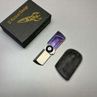 D.rocket EDC Flipper Dog Tag knife pocket knife