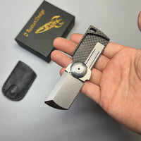 D.rocket EDC Flipper Dog Tag knife pocket knife