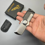 D.rocket EDC Flipper Dog Tag knife pocket knife