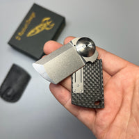 D.rocket EDC Flipper Dog Tag knife pocket knife