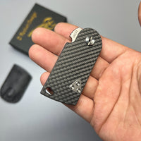 D.rocket EDC Flipper Dog Tag knife pocket knife