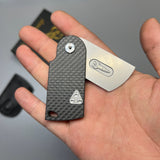 D.rocket EDC Flipper Dog Tag knife pocket knife