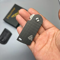 D.rocket EDC Flipper Dog Tag knife pocket knife