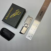 D.rocket EDC Flipper Dog Tag knife pocket knife