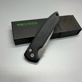 Pro-Tech LG305 Les George Rockeye AUTO Folding Knife 3.375" S35VN Stonewashed Drop