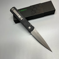 ProTech GodFather Pro-Tech 920 Godfather AUTO Folding Knife 4" 154CM Blade, Black Aluminum Handles