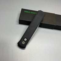 ProTech GodFather Pro-Tech 920 Godfather AUTO Folding Knife 4" 154CM Blade, Black Aluminum Handles