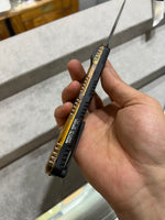 Heretic Ultem Cleric II OTF MagnaCut Black DLC Dagger H020-6A-Ultem