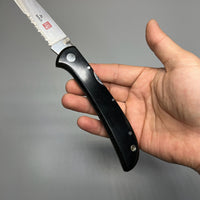 Used AL MAR collectible pocket knife old japan made micarta handle