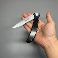 Used AL MAR collectible pocket knife old japan made micarta handle