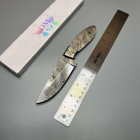 Semi-finished products, damascus steel knife blanks from Pakistan