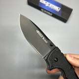 Cold Steel 62RQ-BKBK 4-Max Scout Folding Knife 4" AUS-10A Black Blade, Black Griv-Ex Handles