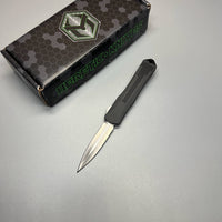 Heretic Knives Manticore S OTF AUTO 2.55" CPM-MagnaCut Stonewashed Double Edge Dagger Blade H024-2A