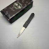Heretic Knives Manticore S OTF AUTO 2.55" CPM-MagnaCut Stonewashed Double Edge Dagger Blade H024-2A