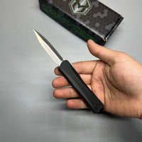 Heretic Knives Manticore S OTF AUTO 2.55" CPM-MagnaCut Stonewashed Double Edge Dagger Blade H024-2A