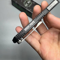 Heretic Knives Manticore S OTF AUTO 2.55" CPM-MagnaCut Stonewashed Double Edge Dagger Blade H024-2A