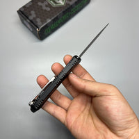 Heretic Knives Manticore S OTF AUTO 2.55" CPM-MagnaCut Stonewashed Double Edge Dagger Blade H024-2A